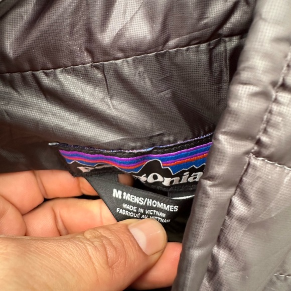Patagonia Nano Puff Jacket Black Mens Size M - Picture 3 of 5